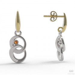 PENDIENTES PLATA CELOSIA