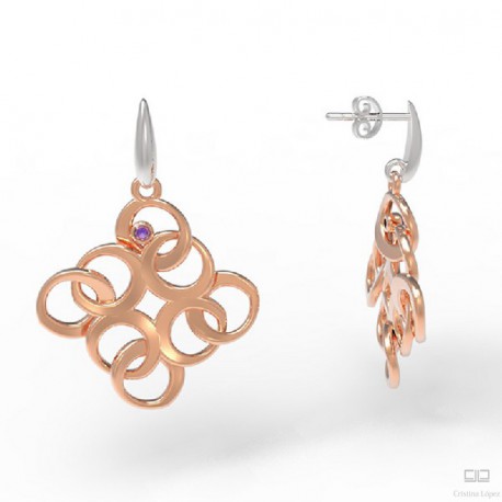 PENDIENTES PLATA CELOSIA