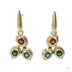 PENDIENTES PLATA PÉTALOS