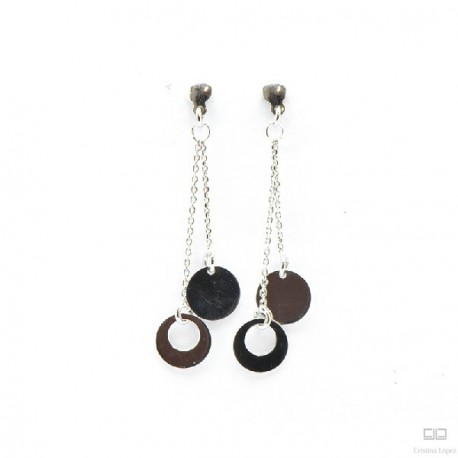 PENDIENTES PLATA LARGOS